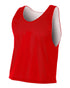 A4 Lacrosse Reversible Practice Jersey (N2274), Color 'Scarlet/White'